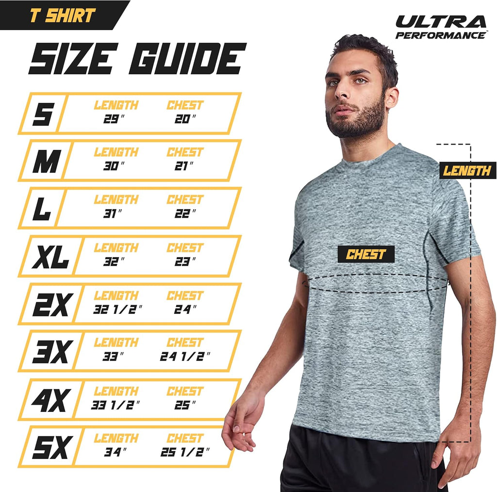 5 Pack Mens Gym Shirts for Men Workout Tshirts Shirts for Men Pack, Men'S Athletic Shirts & Tees, Dri Fit Shirts for Men